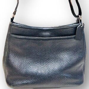 Beautifully Classic Vintage 90’s Coach Black Sonoma Pebbled Leather Crossbody